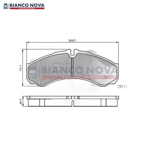 Garnitura disk pločica Iveco Daily