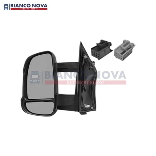 Retrovizor levi III elektricni sa senzorom dugi Fiat Ducato