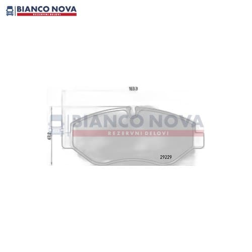 Disk pločica prednja Iveco Daily